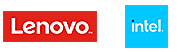 Logo Lenovo et Intel